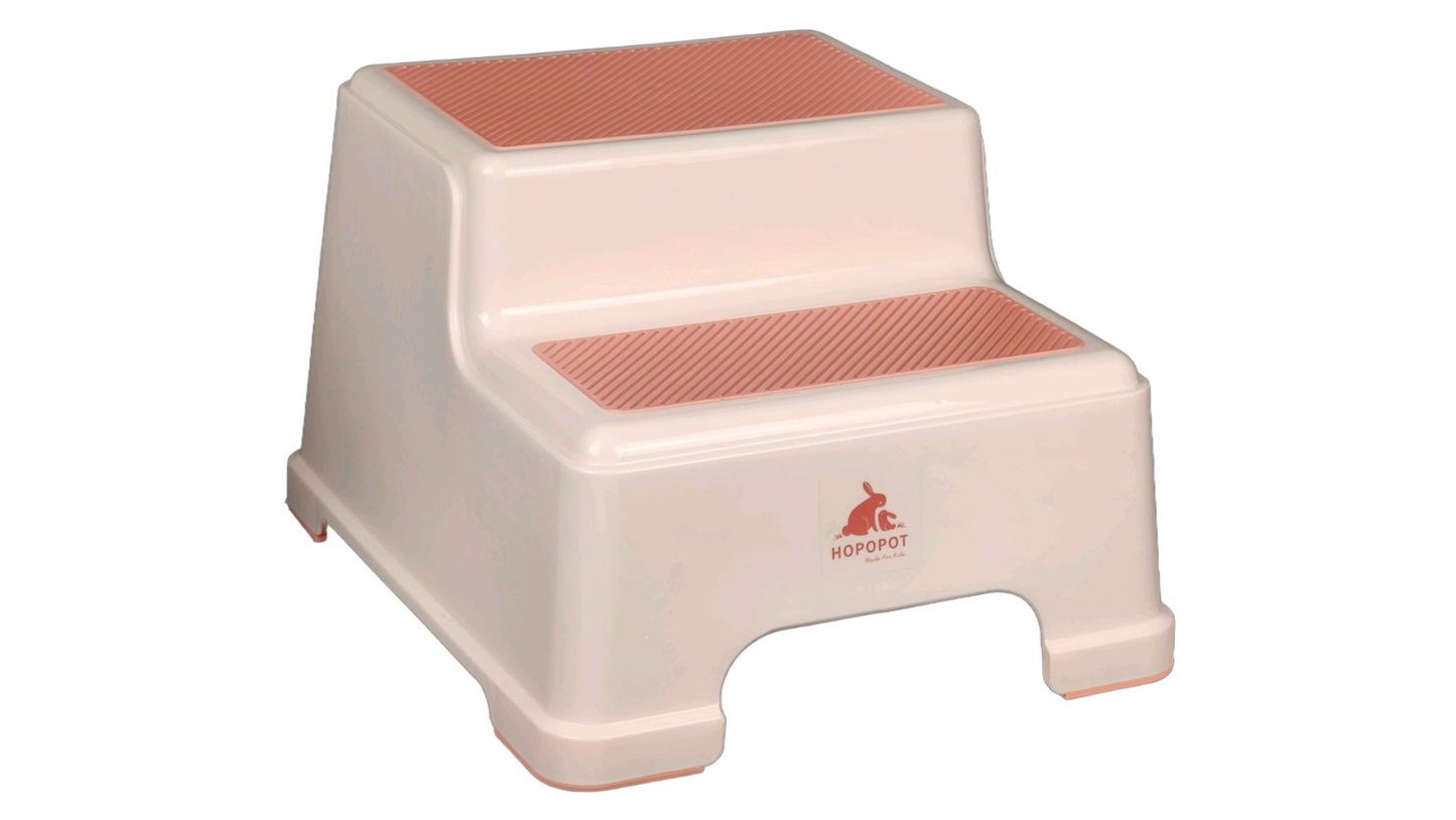 Marche-pieds bébé HOPOPOT "rose douceur"