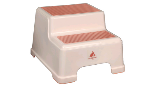 Marche-pieds bébé HOPOPOT "rose douceur"