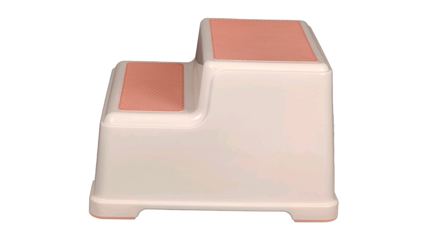 Marche-pieds bébé HOPOPOT "rose douceur"