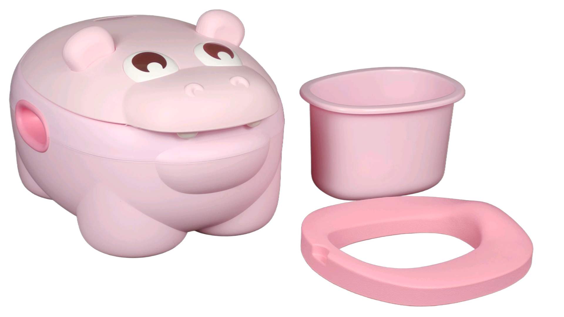 Pot bébé Hopopot rose, avec accessoires