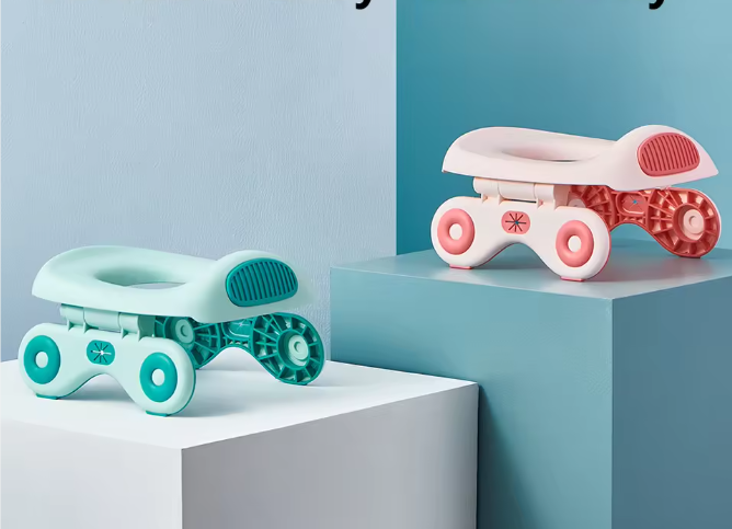 Siège de toilettes nomade en situation, format de voyage